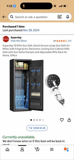 Brand new gun safe