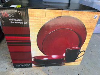 16 piece stoneware dinnerware set