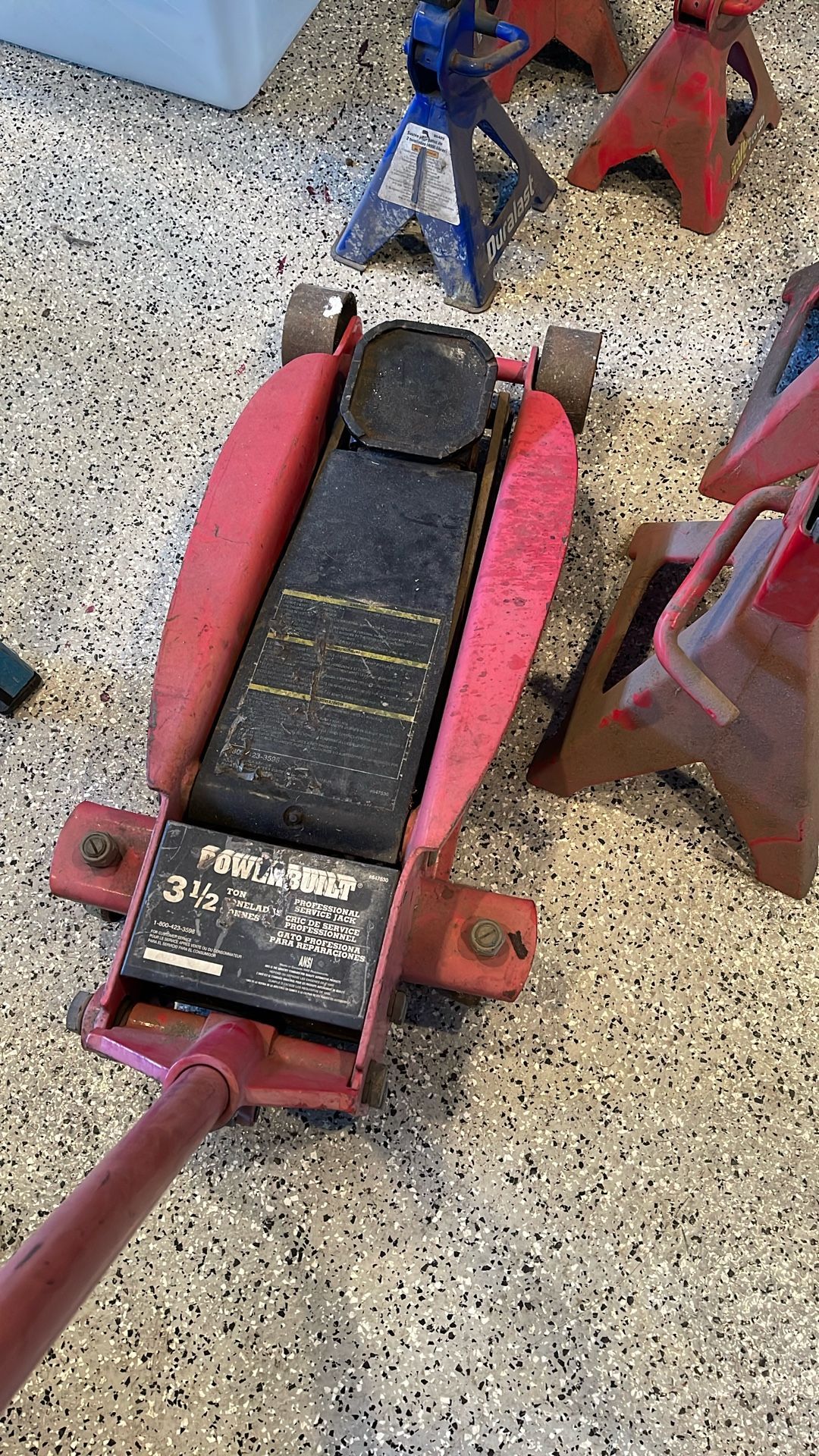 3 1/2 ton Jack with stands low profile