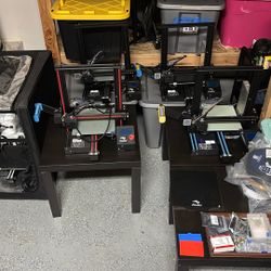 5 Ender 3D Printers 