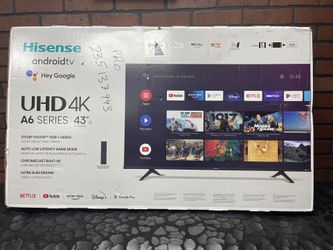 HISENSE UHD 4K A6 SERIES 43”