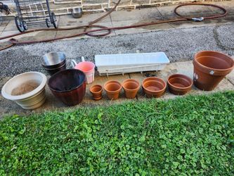 Flower Pots Mix Lot of 11