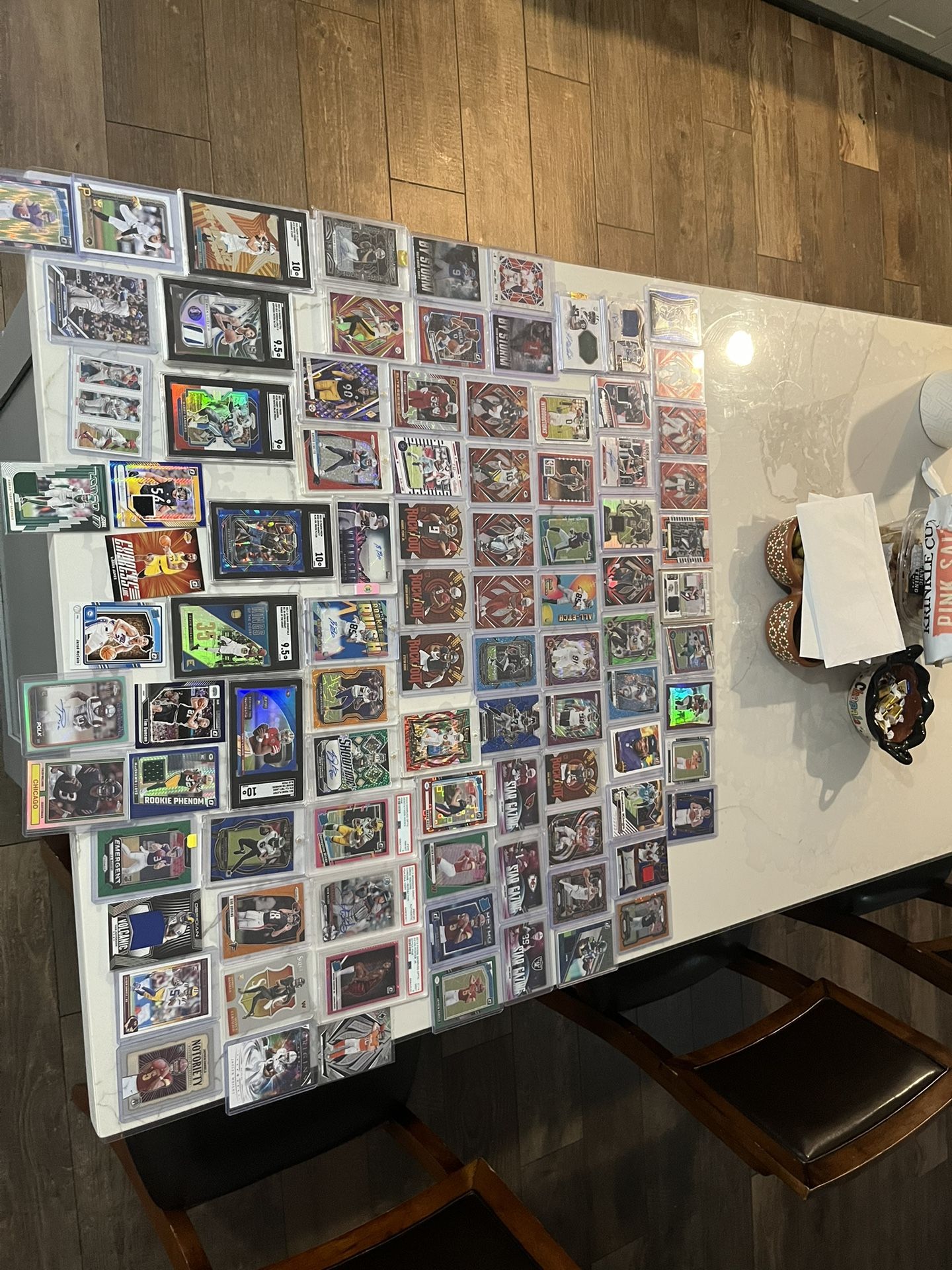 Sports Card Lot Mainly Football