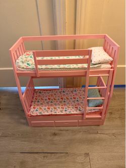 Our Generation Dreams for two pink bunk beds