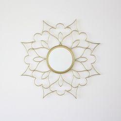 Wall Decor  With Mirror - Dia 29"