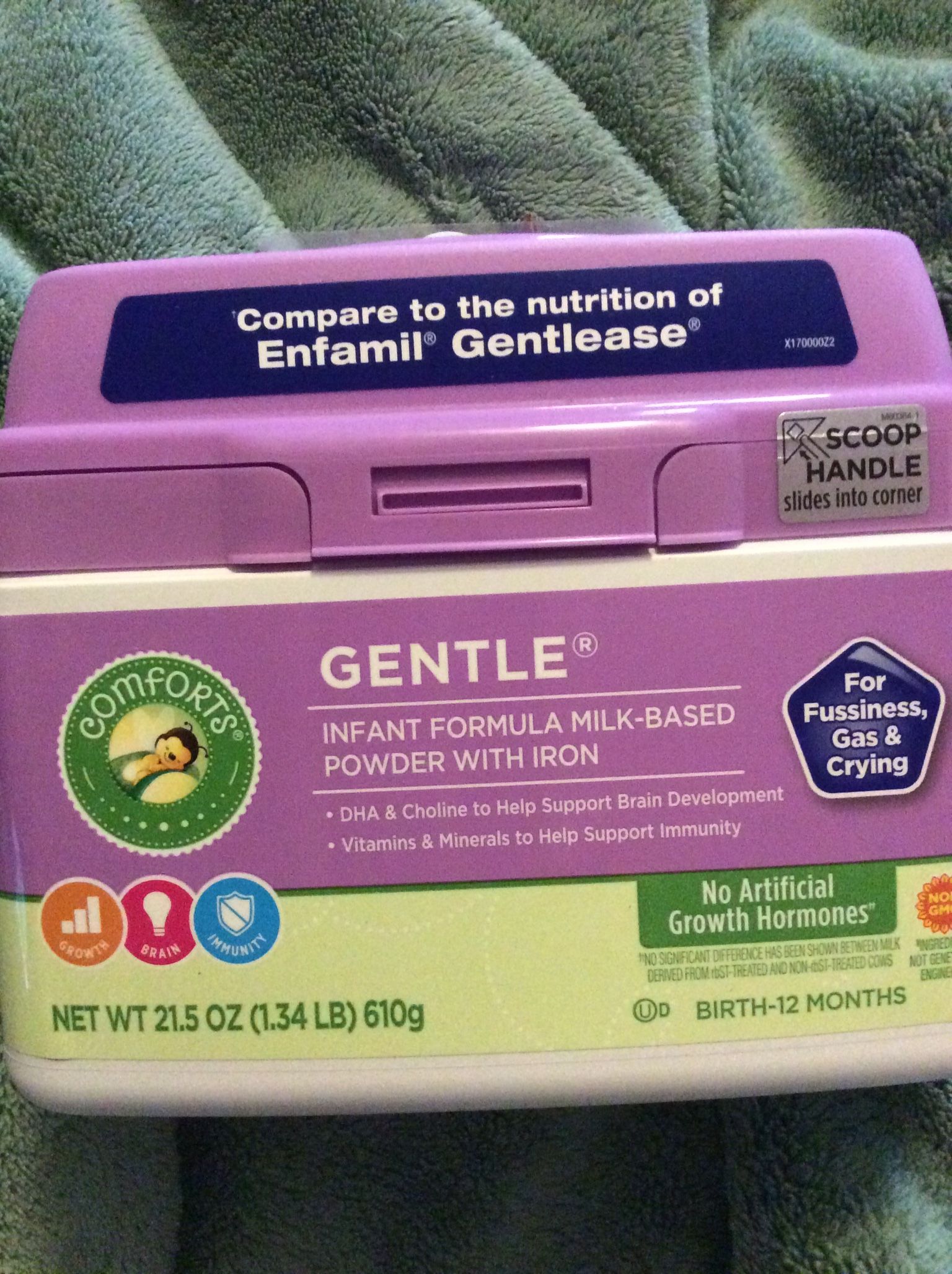 GENTLE Baby Formula 21.5 Oz, New Comfort Brand, Pick Up Only, $10.00