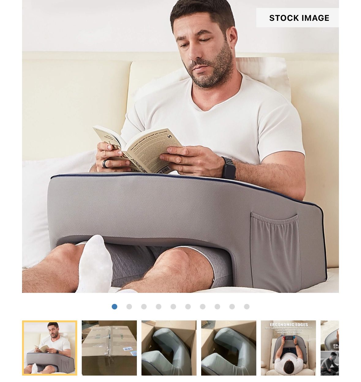 Lap Pillow Desk For Work, Etc. In Bed