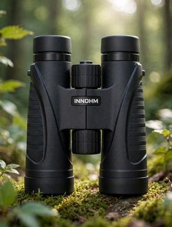 INNOHM Binoculars - Compact Portable with Rubber Grip