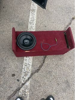 skar 10 inch sub and box