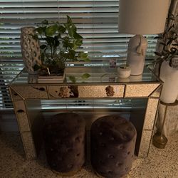 Consola De Cristal Contemporánea 