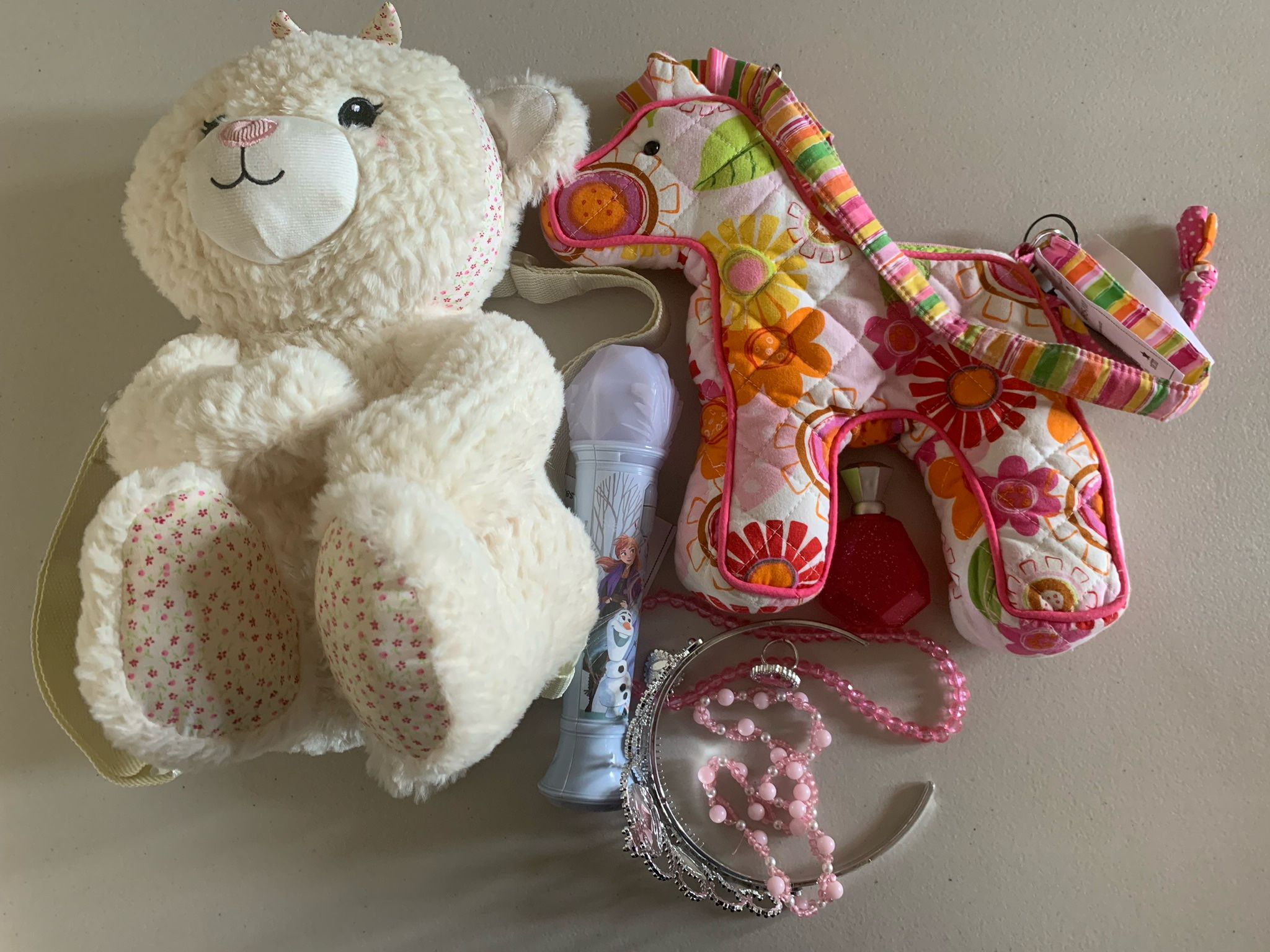 Little Girls Purse/backpack And Toys 