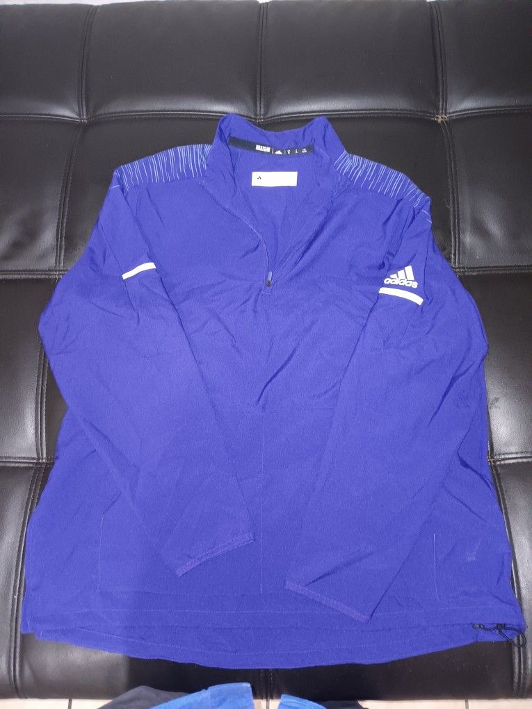 Purple Adidas Jacket Sz XL