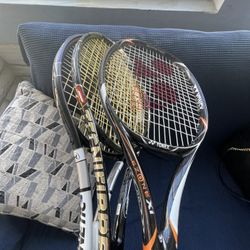Yonex.. Techifibre .. Kennex ..tennis Rackets 