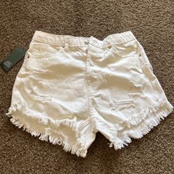 White Shorts 