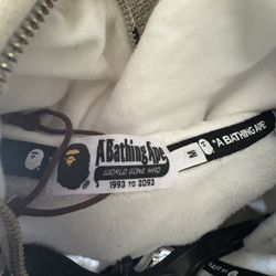 BAPE ABC Camo Double Shark Full Zip Hoodie 'Grey'