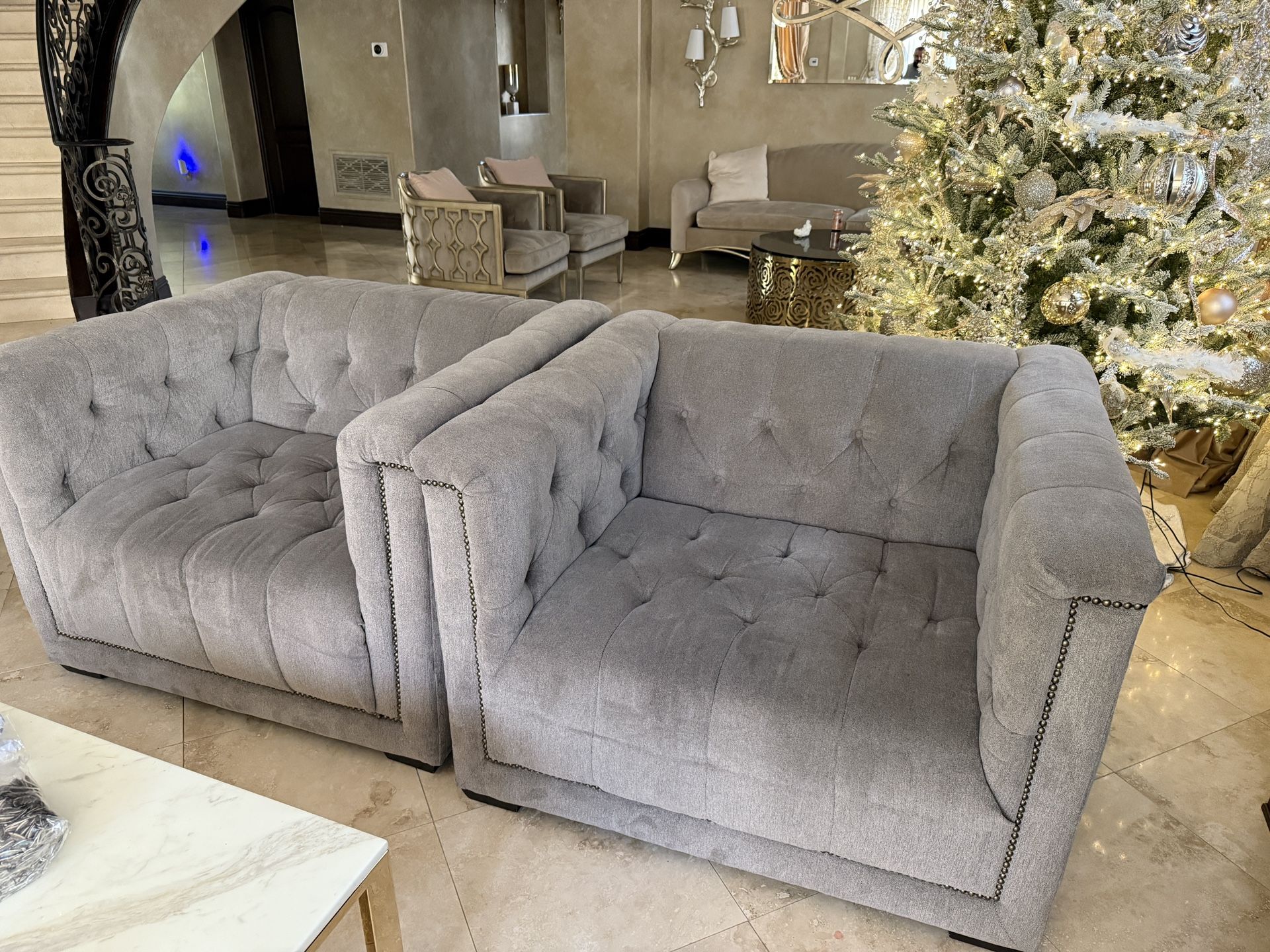 Grey Couch Set