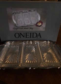 Oneida Silver plated relish tray