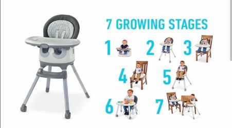 Graco Floor2Table 7-in-1 Convertible High Chair in Babs