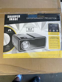Sharper image  portable 100” projector