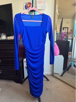 Blue Cocktail Dress (M)