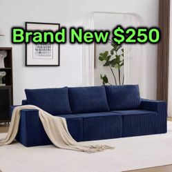 Royal Blue 3 Seater Couch 🛋️ Brand New In Box 📦 