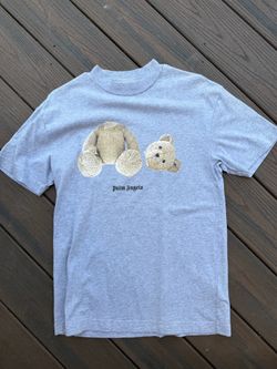 Grey palm angels teddy bear t shirt