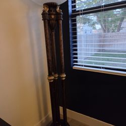 3 Tier Oversized Bronze Torch Lamp