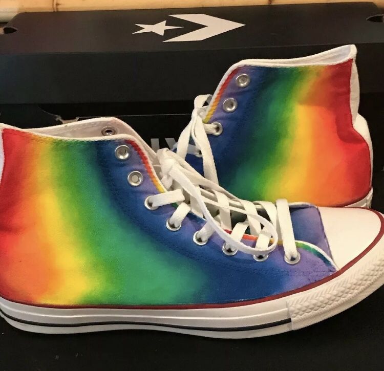 Converse Rainbow 🌈All Star Hi-Top Sneakers!!!