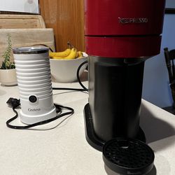 Nespresso And Milk Warmer/frother 