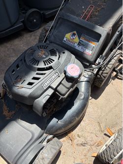 2 “Slightly”  used lawnmowers