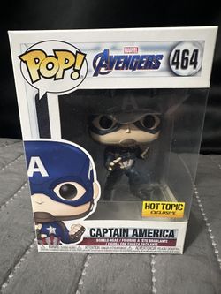 Avengers Endgame Captain America Funko Pop Hot Topic Exclusive