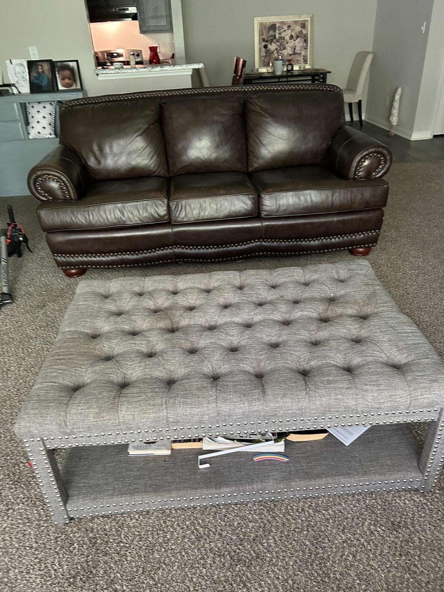 Sofa Chair And Ottoman