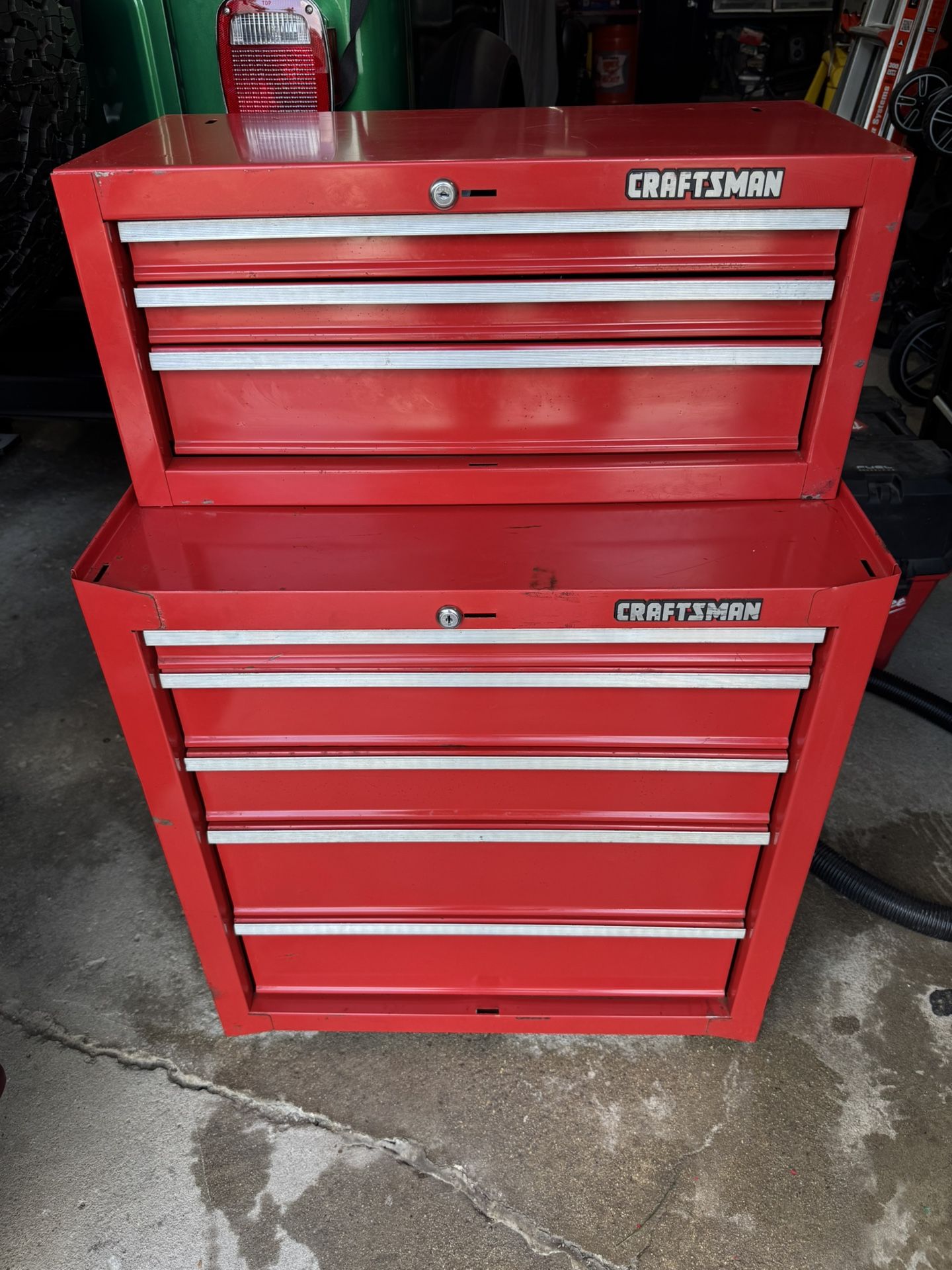 Craftsman Tool Box Chest 8 Drawer Steel Cabinet