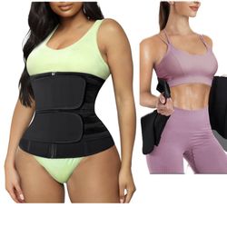 Work out 🏋️ trainer sauna effect double band tummy compression new size M
