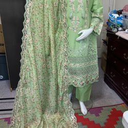 Pakistani Cotton Party Wear Dress