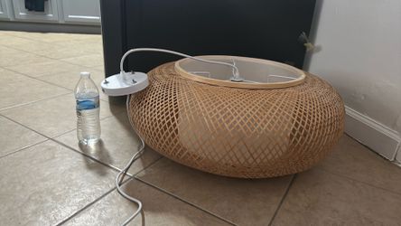 Rattan lamp