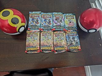 Pokémon surging sparks and journey together singles and Aldi pokeballs