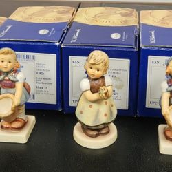 Goebel Hummel Figurines Lot Of 5 With Box