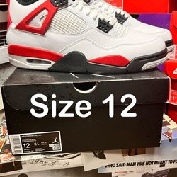 Jordan 4 red cement