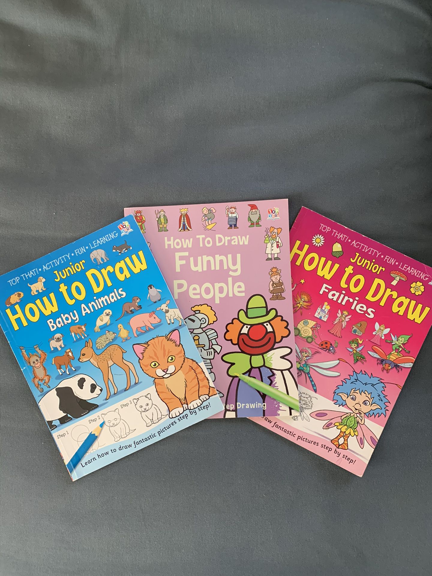 Set of 3 “How to Draw” Books