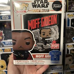 Funko POP Tees Moff Gideon Size Large Star Wars New