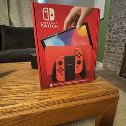 nintendo switch all red mario edition