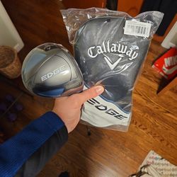 New Callaway Edge Driver And Head Cover