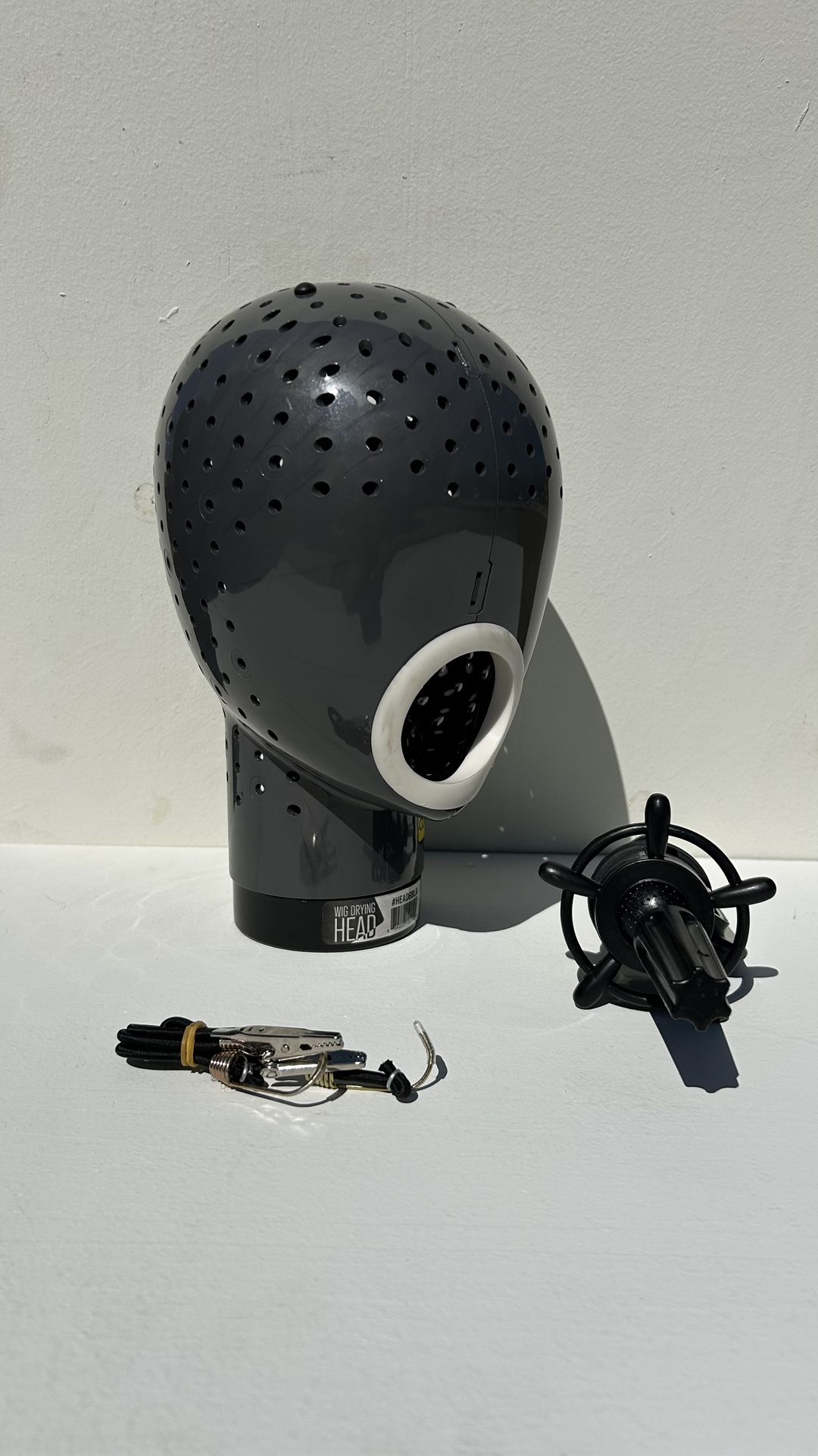 Wig Dryer w/ Wig Chin Strap Hairdryer, Holder Strap, and Tripod Attachment!