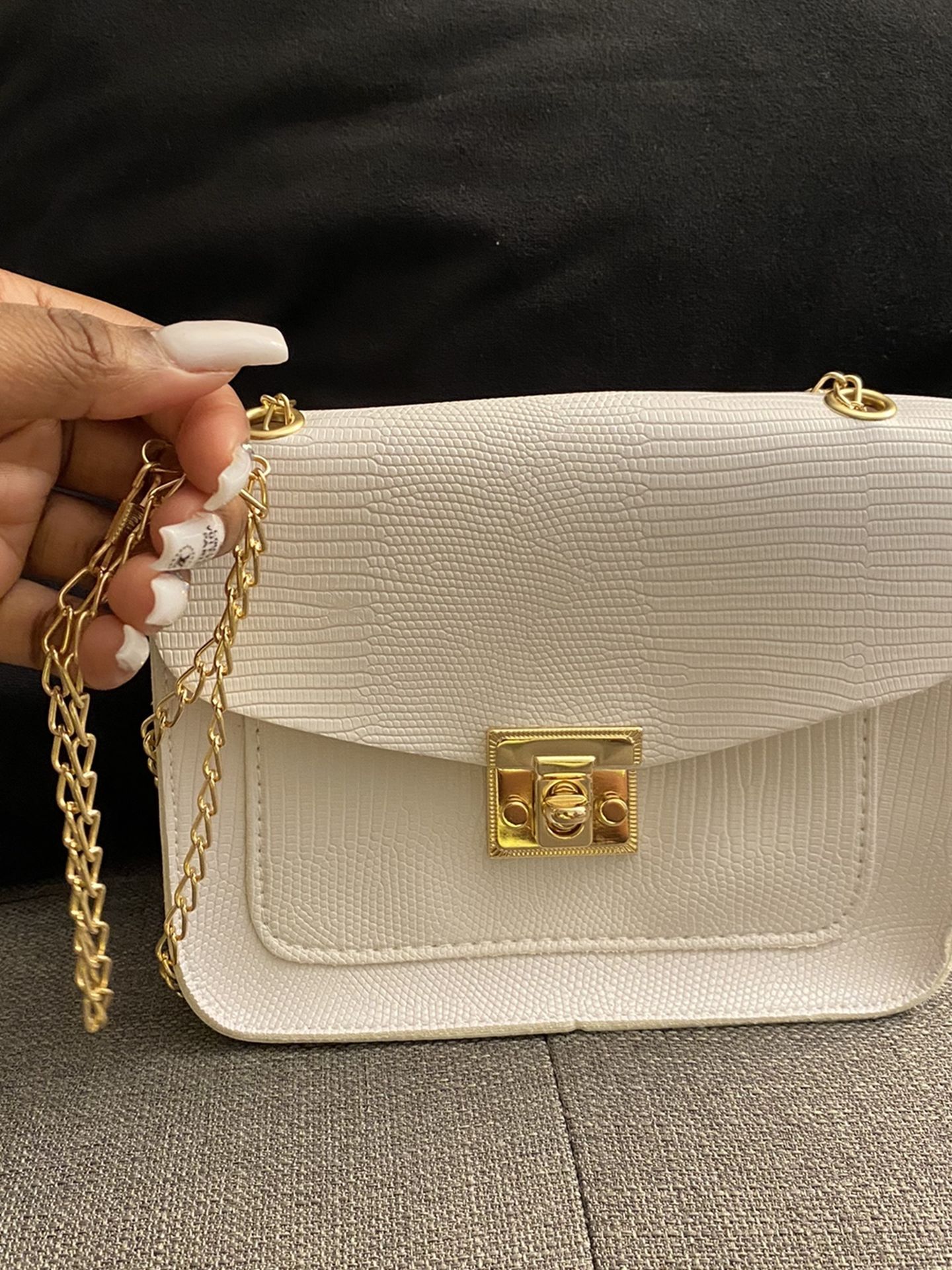 White Mini Purse