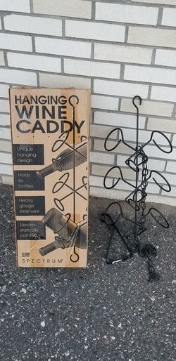 Hanging wine caddy