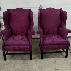 Grand Wingback Chairs