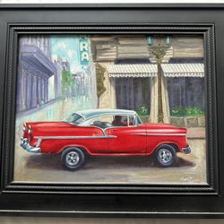 Cuba Chevy Painting