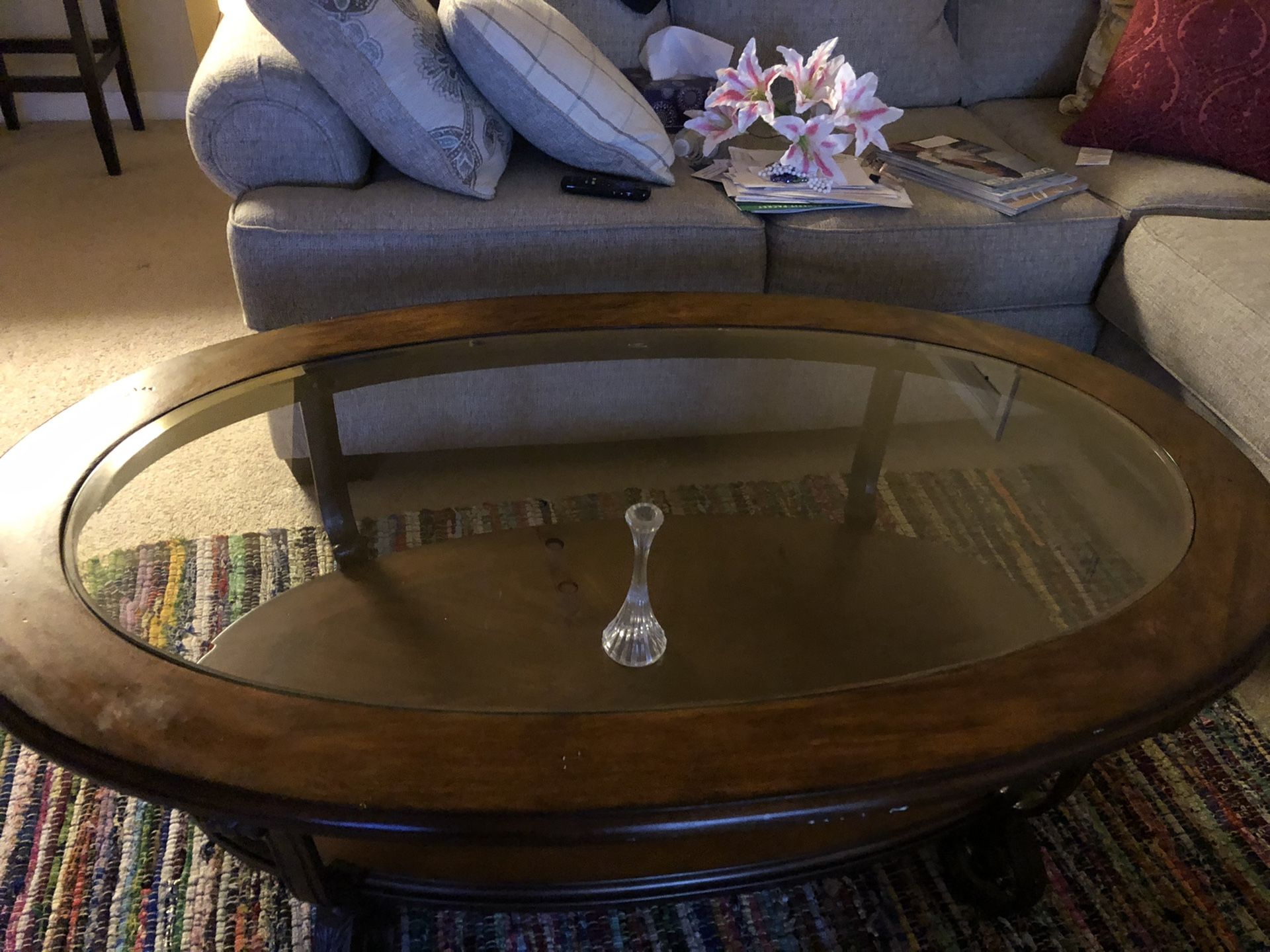 Coffee table 3 months old $65