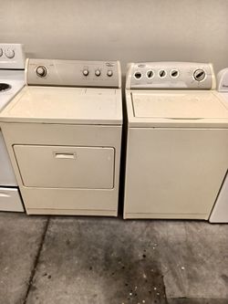 Set Whirlpool Washer And Dryer Top Load, Perfect Condition Excellent For Rental Property 